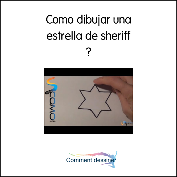 Como dibujar una estrella de sheriff